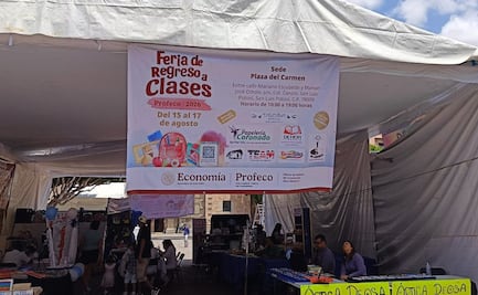 Feria de Útiles Escolares de la Profeco, por debajo de las expectativas de los visitantes en SLP