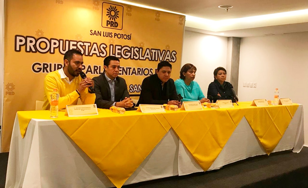 Presenta PRD agenda legislativa