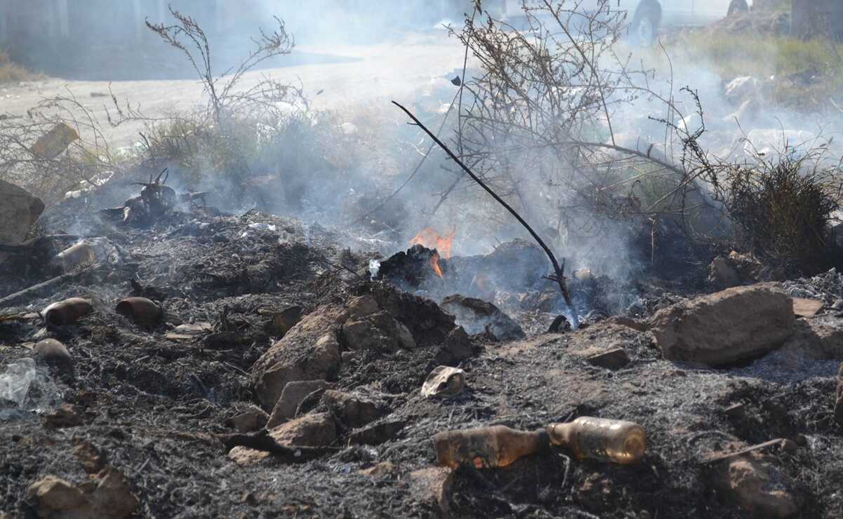 Aumentan 50% incendios en zona metropolitana de SLP durante temporada invernal. Foto: Especial