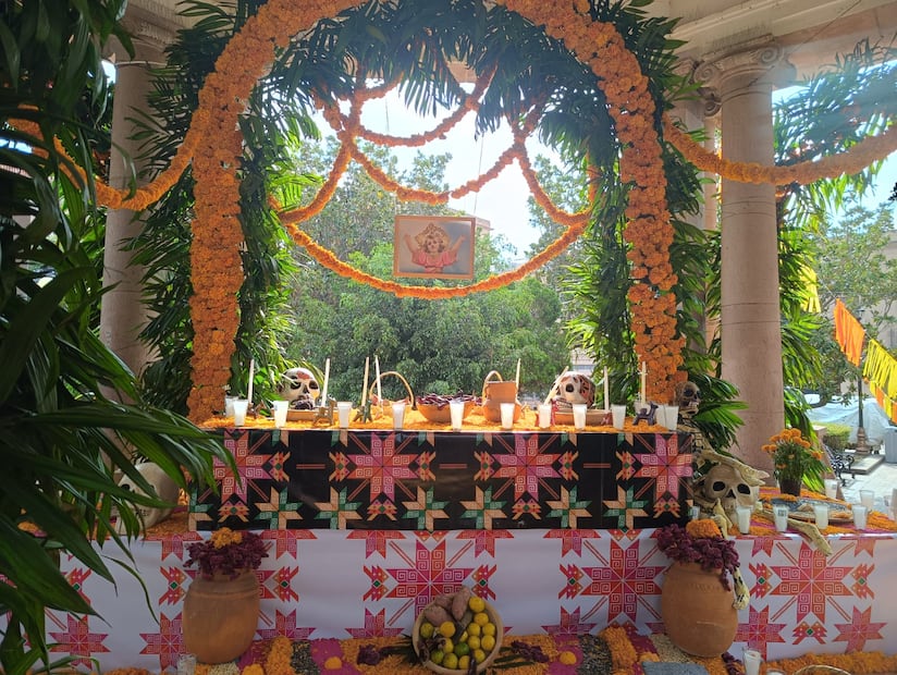 Altar en SLP. Foto: Jazmín Ramírez