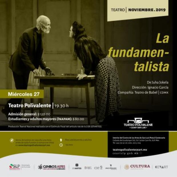 “La Fundamentalista” se presentará en el Teatro Polivalente del CEART
