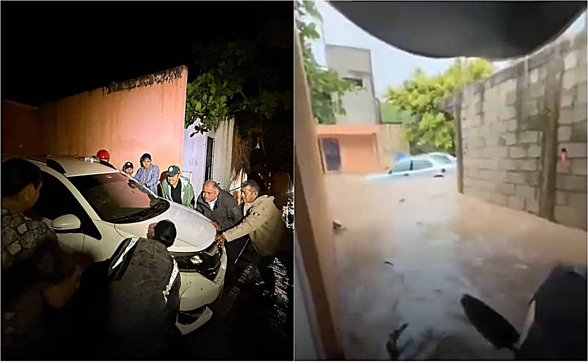“¡Ayúdenos, hay niños en las casas!”, vecinos en Tamazunchale suplican ayuda; inundación daña 100 viviendas
