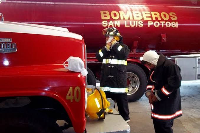 Cuerpo de Bomberos Metropolitanos de SLP entra en paro de labores