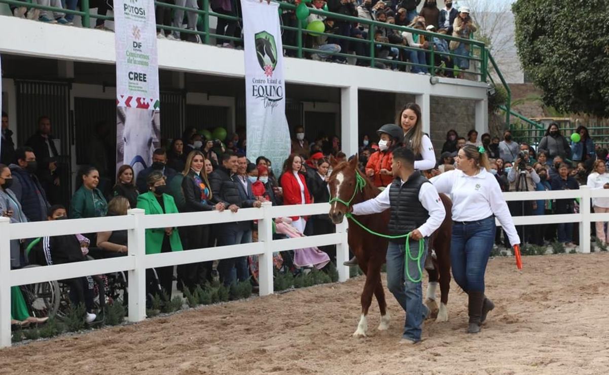 Inauguran Centro Estatal de Equinoterapia en SLP; se beneficiará a 16 pacientes