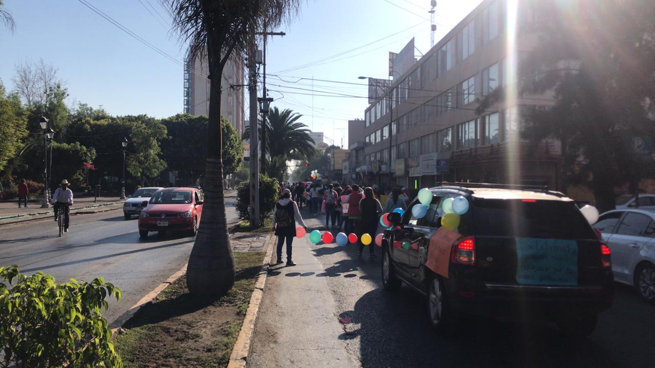 Con manifestación estancias infantiles piden apoyo
