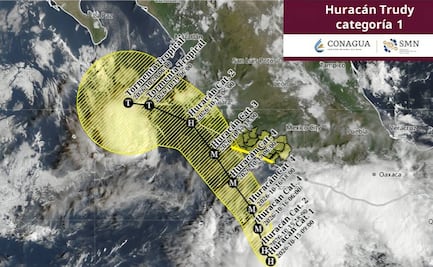 Huracán Trudy tendrá efecto de lluvias torrenciales en San Luis Potosí