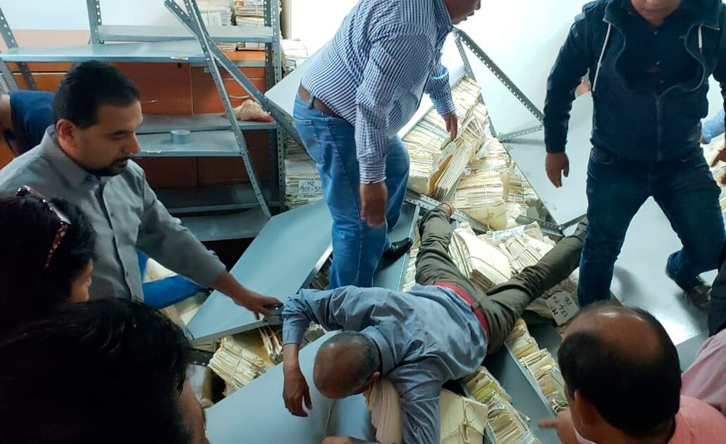 Galería. Se caen averiguaciones en FGESLP, trabajadores fuera de peligro