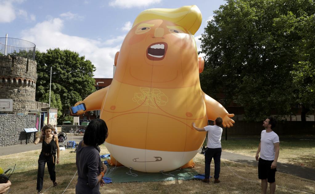 'Bebé Trump' volará en Londres durante la visita del magnate al Reino Unido