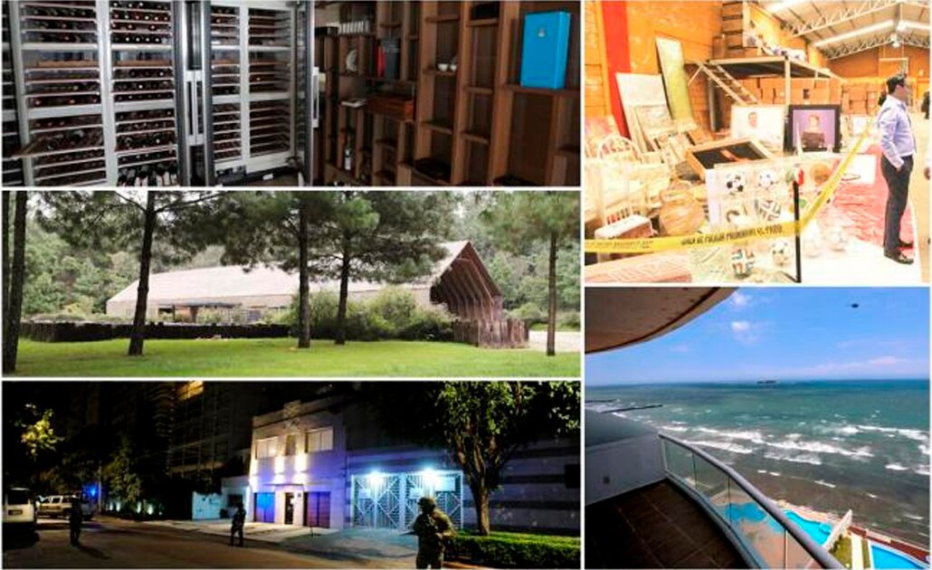 Estos son los bienes incautados a Javier Duarte