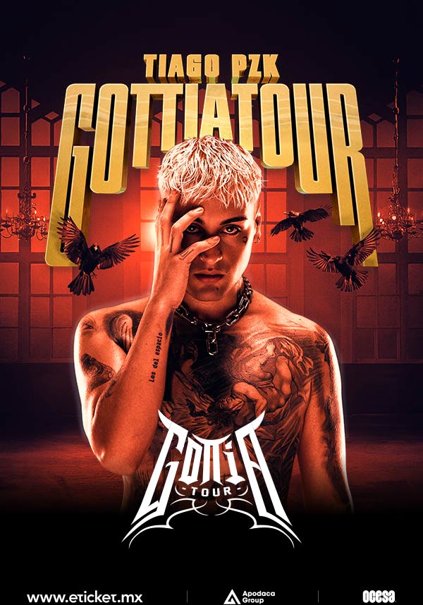 Tiago PZK llevará su "Gottia Tour" al Teatro de la Ciudad Parque Tangamanga. Foto: Especial.