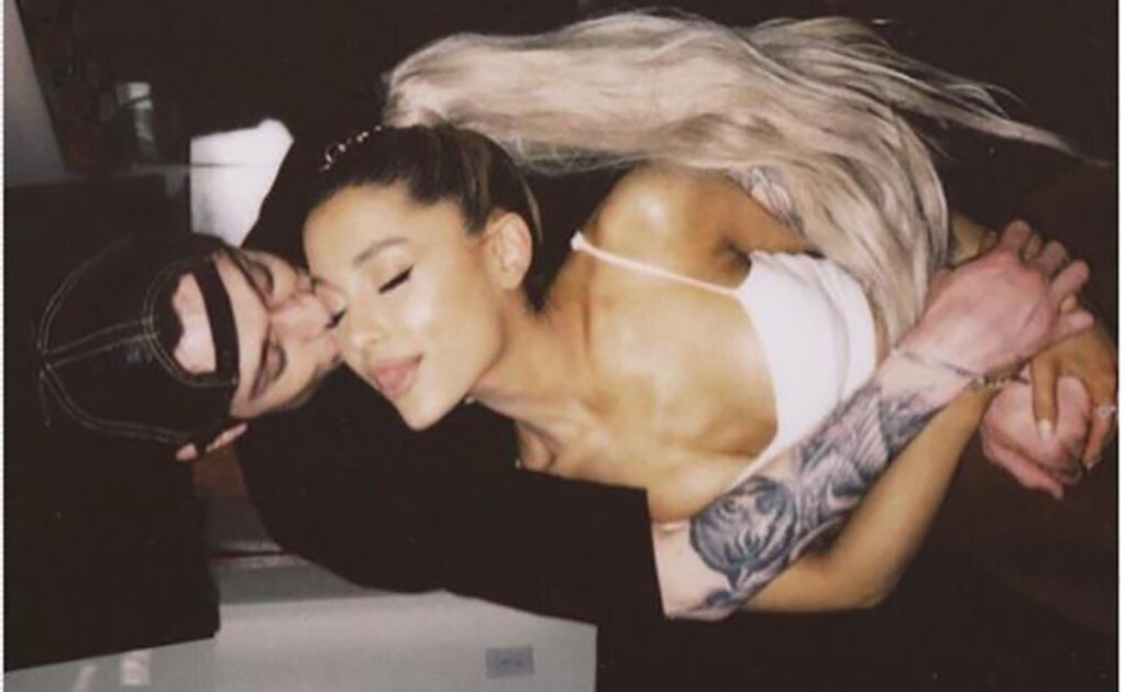 Ariana Grande disfruta del amor. FOTO: Instagram