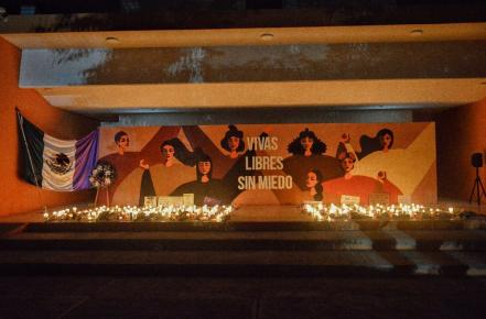 “Vivas, Libres, Sin miedo”, mural feminista de la UASLP genera consciencia sobre la equidad