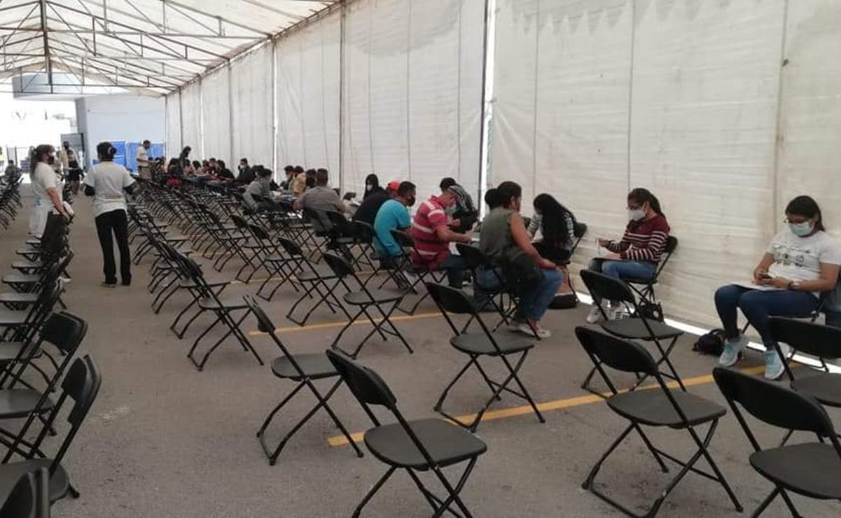 Baja afluencia en vacunación de segunda dosis a mayores de 40 en capital de SLP