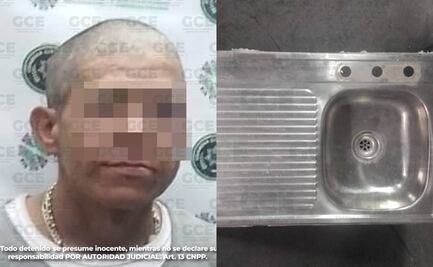 ¡Lo agarran con las manos en la tarja! Cae ladrón con accesorio de cocina que hurtó en un salón de SLP