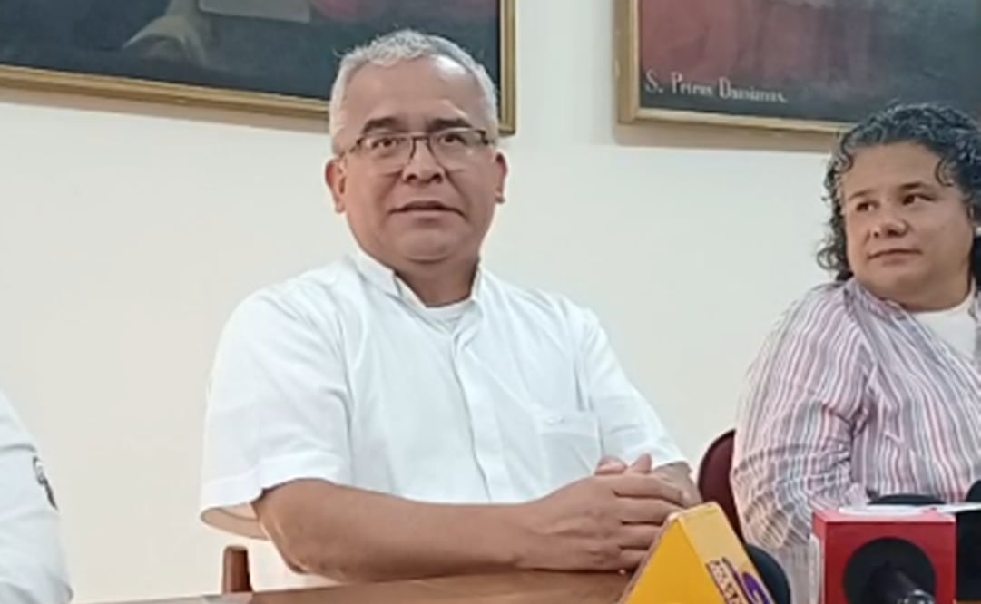 Vocero del Arzobispado de SLP. Foto: Captura de video