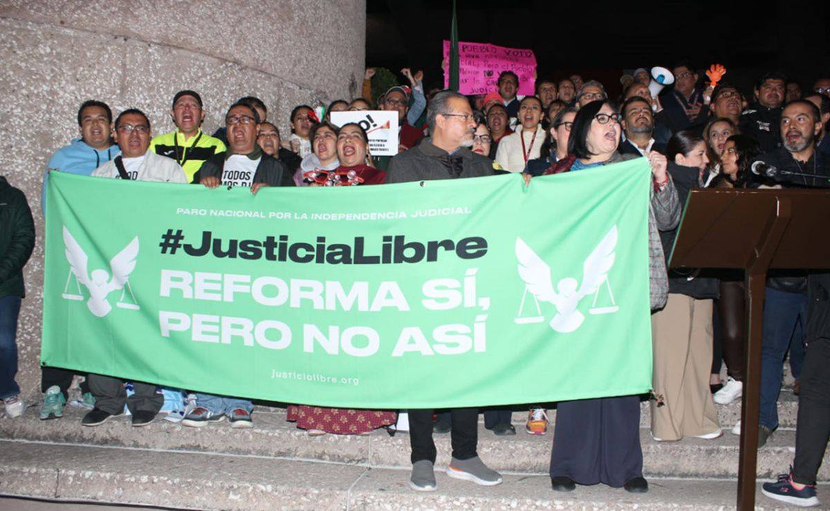 Desde esta media noche, el Poder Judicial en paro contra reforma de AMLO