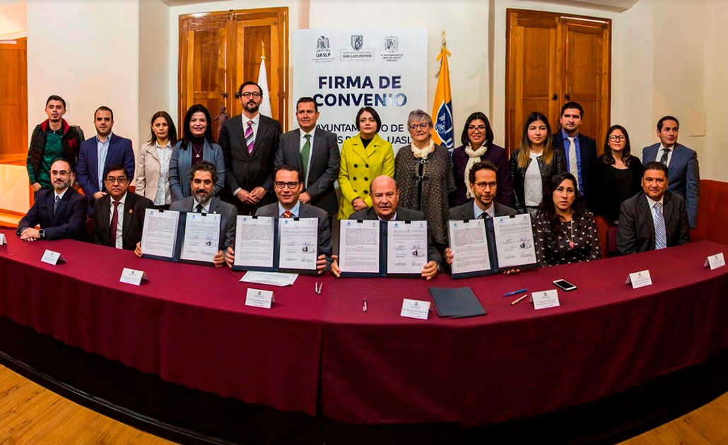 Ayuntamiento de SLP y UASLP establecen alianza de colaboración