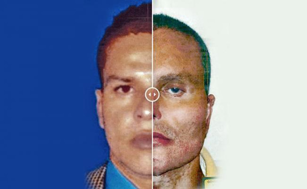 La cara del narco "Chupeta", antes y después