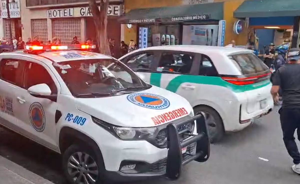 En pleno centro histórico de CDMX asaltan y balean a extranjera; bajaba de taxi tras cambiar divisas en el AIFA 