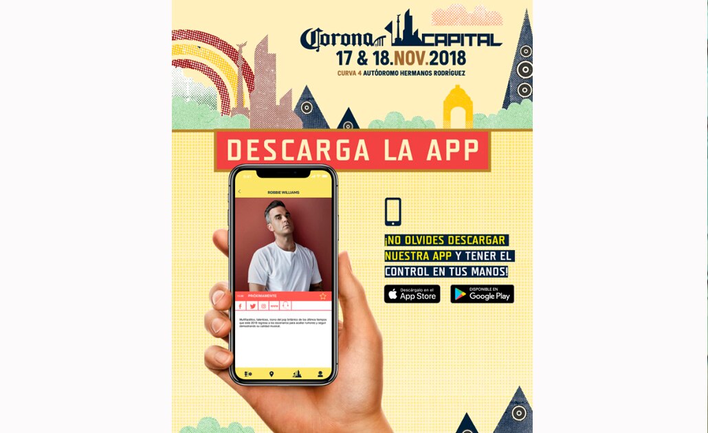 Corona Capital lanza aplicación para personalizar la experiencia