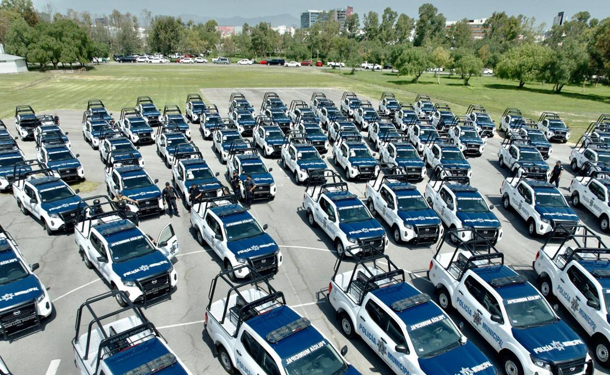 Gallardo realiza entrega histórica de patrullas en SLP; 50 a Guardia Civil y más de 100 a municipios