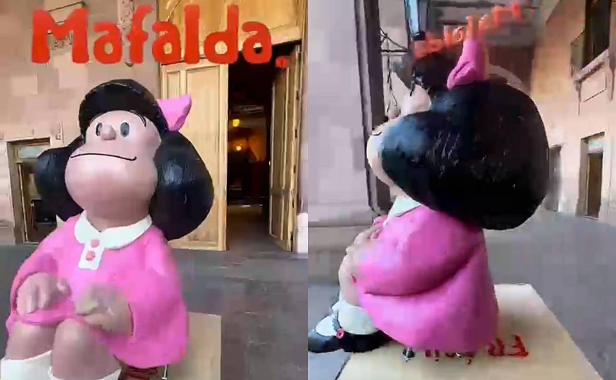 ¡Mafalda conoce San Luis Potosí! Escultura del icónico personaje llega a la capital potosina  