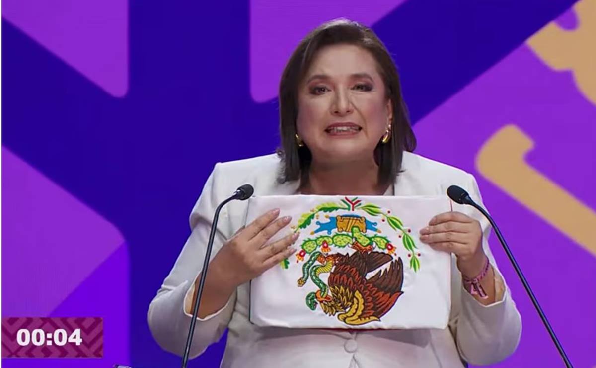 Gálvez aseguró que se hizo "bolas" porque no fueron claras las instrucciones sobre el debate y la bolsa de tiempo. Foto: INE