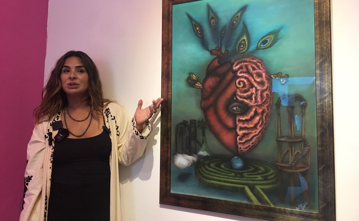 "Sin límites", obra de la artista Martha Sáenz en el Ceart