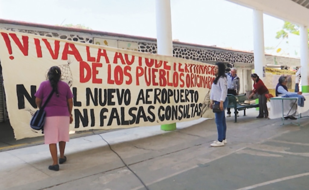 Ahora, pueblos indígenas contra Santa Lucía