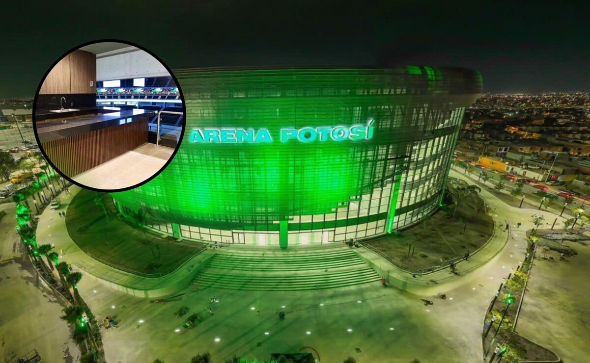 Así lucen los palcos de lujo de la recién inaugurada Arena Potosí