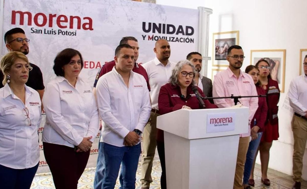 Morena debe ir sin alianzas en 2024 para que pueda llegar la 4T a SLP. Foto: Especial