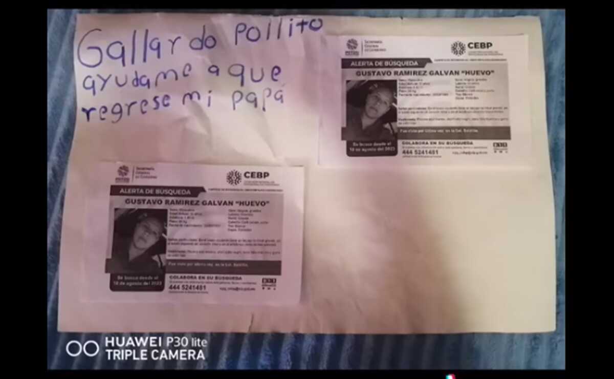 “Gallardo, Pollito, ayúdame a que regrese mi papá”, pide familia de conductor de inDriver desaparecido en SLP