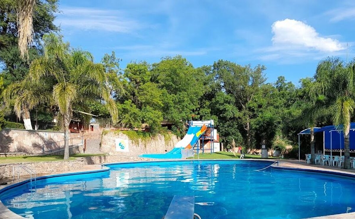 La Noria, el balneario con aguas termales y cabañas muy cerca de SLP .Foto: Balneario y Cabañas La NORIA