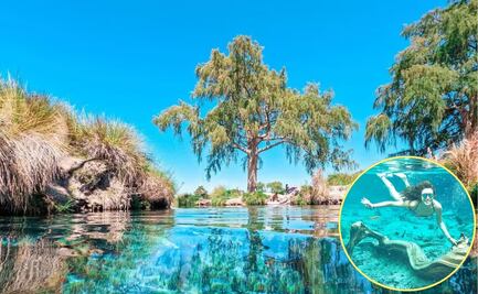 El manantial con albercas naturales para bucear en San Luis Potosí 