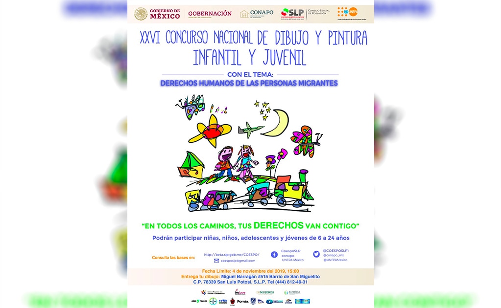 Invita al 26° Concurso Nacional de Dibujo y Pintura Infantil y Juvenil 2019