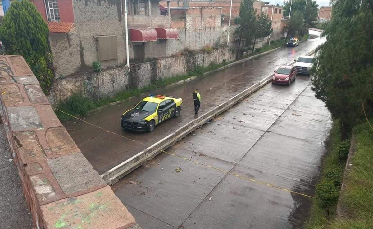 Reportan hallazgo de restos humanos en boulevard Río Españita, en capital de SLP. Foto: Especial