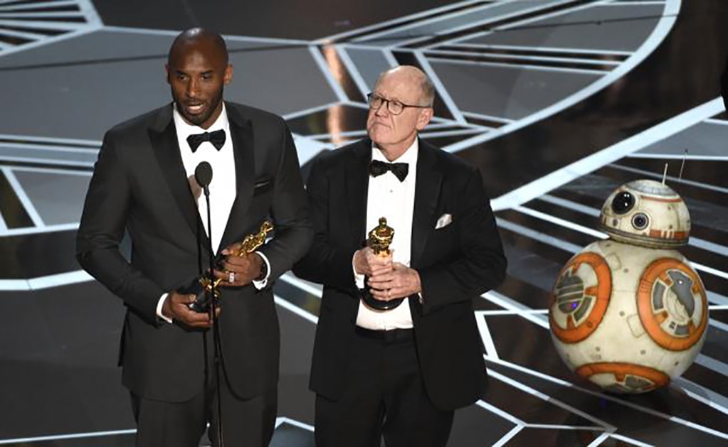 Kobe Bryant gana el Oscar por mejor corto de animación