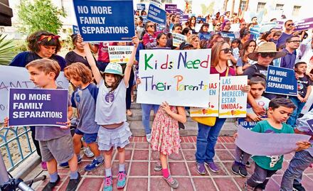 Reportan separación de 1,800 familias en frontera con EU