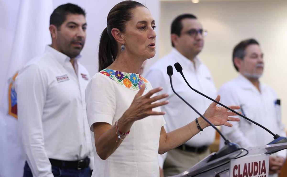 Sheinbaum afirma que, de ganar la presidencia, beca universal en todo el país será un hecho al tercer año de su gobierno