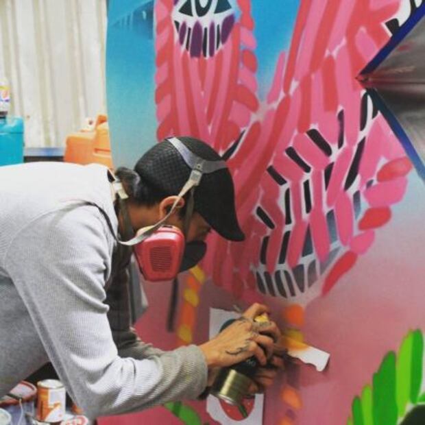 El artista que tapiza de "experiencias y naturaleza" las calles potosinas