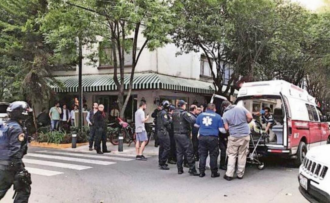 Víctima. Adela Lovato, de 61 años, fue herida de bala el domingo pasado cuando comía en el restaurante El Jamil, en la colonia Condesa (ARCHIVO EL UNIVERSAL)