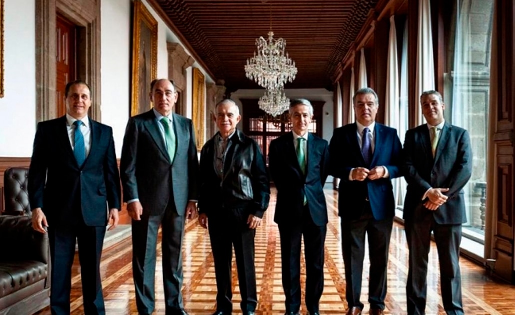 Alfonso Romo Garza, jefe de la Oficina de la Presidencia, se reunió con el presidente de Iberdrola, José Ignacio Sánchez Galán