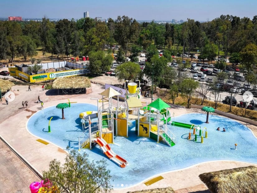 Dinoasis Aquapark en Tangamanga I, SLP. Foto: tangamanga1y2