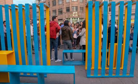 Gobierno municipal y Tec de Monterrey intervienen en Centro Histórico con esculturas