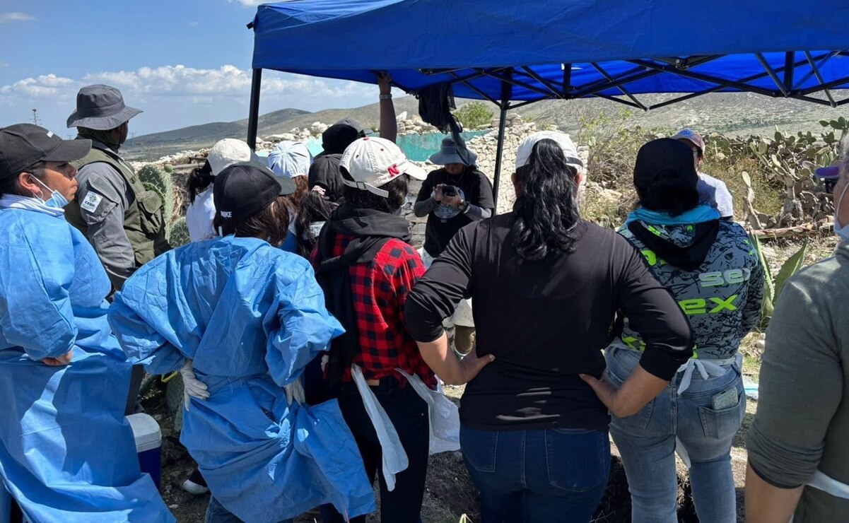 Encuentran más restos óseos en Laguna del Mante, SLP.  Foto: Voz y Dignidad por los Nuestros