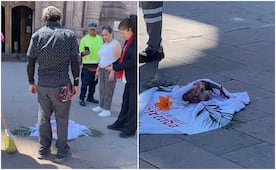 ¿Ofrenda satánica? Encuentran cabeza de chivo afuera del Santuario de Guadalupe de SLP en pleno Viernes Santo