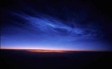 Nubes noctilucentes, la bella secuela del cambio climático