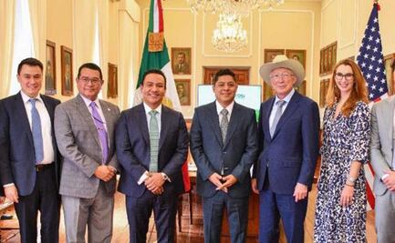 Guardia Civil ha fortalecido la seguridad en SLP, asegura Guzmar González a embajador de EU