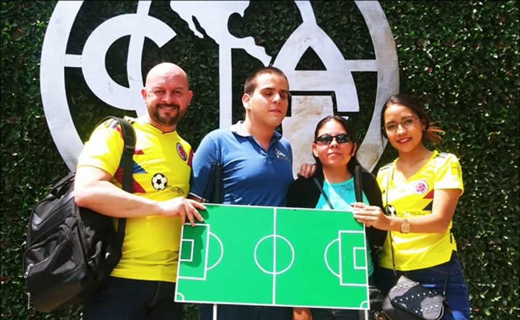 América cumple sueño de aficionado sordociego