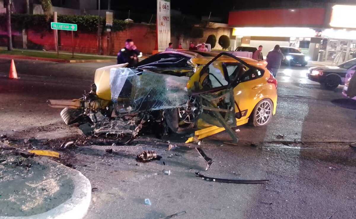 Mueren dos personas en accidentes viales en la capital de SLP. Foto: Especial